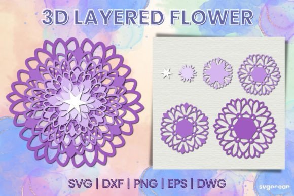 3d Layered Paper Floral: 3D SVG Shapes Review