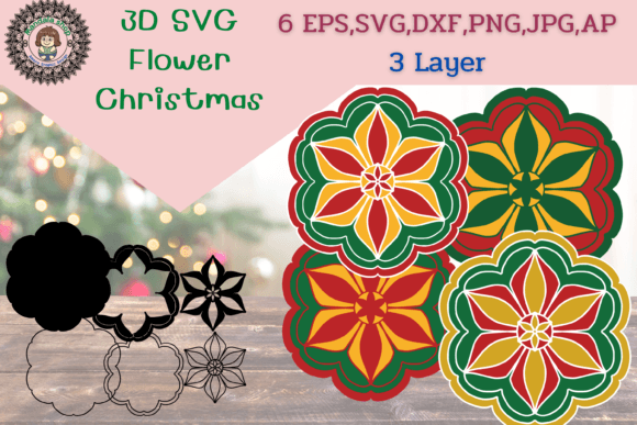 3D SVG Flower Christmas V1: A Publisher's Review