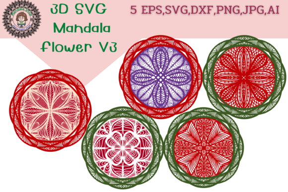 3D SVG Mandala Flower V3: A Designer's Review
