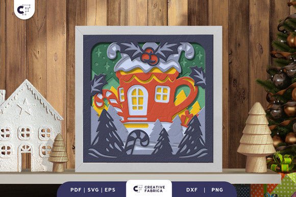 Christmas Cute Drink House 3D SVG Review