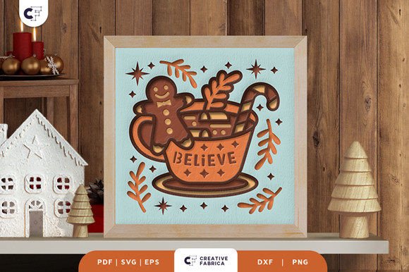 Christmas Hot Chocolate 3D Papercut: A Designer's Review