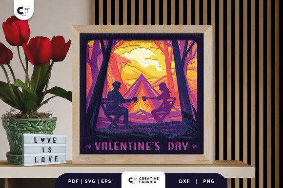 Couple Adventure 3D Shadow Box: A Holiday SVG Review