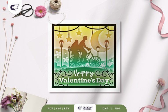 Couple Riding Bicycle 3D Shadow Box Review