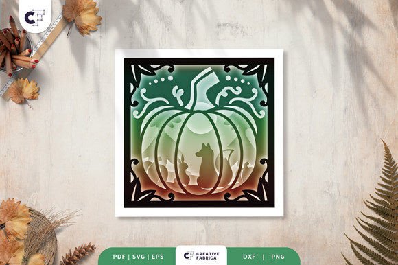 Decorative Fall Pumpkin 3D Shadow Box: A Brand Review