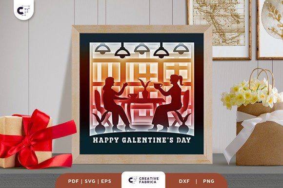 Girl Friends Drinking Coffee 3D Papercut: A Holiday 3D SVG Review