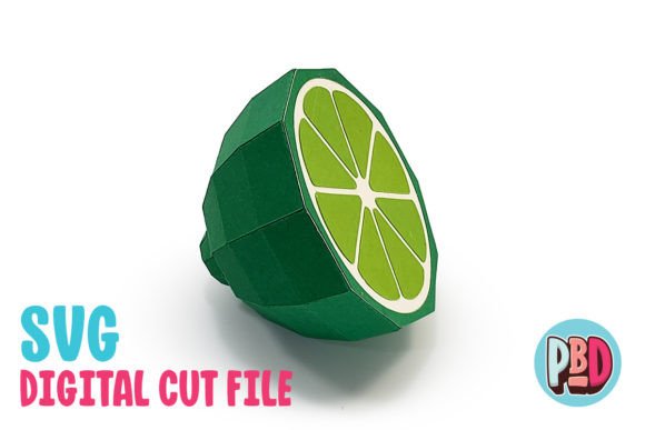 Lime 3D Papercraft: A Review of 3D SVG Shapes
