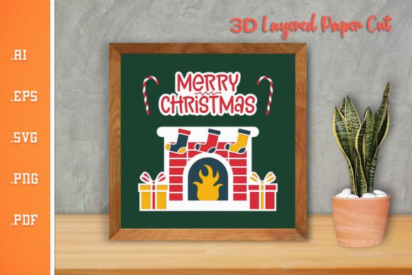 Merry Christmas 3D SVG Paper Cut Review
