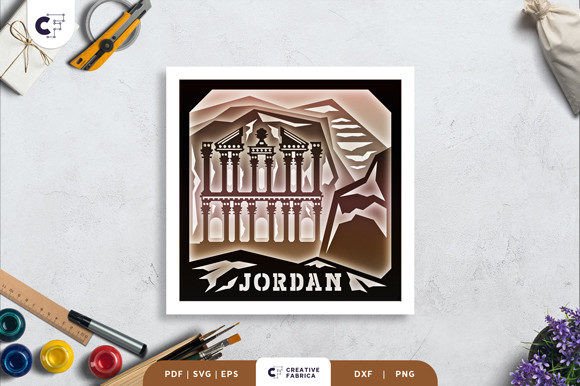 Petra Jordan 3D Shadow Box Paper Cut Review