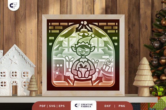 Retro Christmas Toy Factory 3D SVG Review