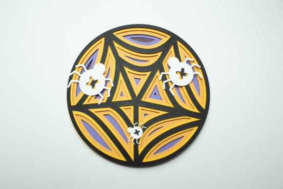 Spider and Spiderweb Layered Design: A 3D SVG Review